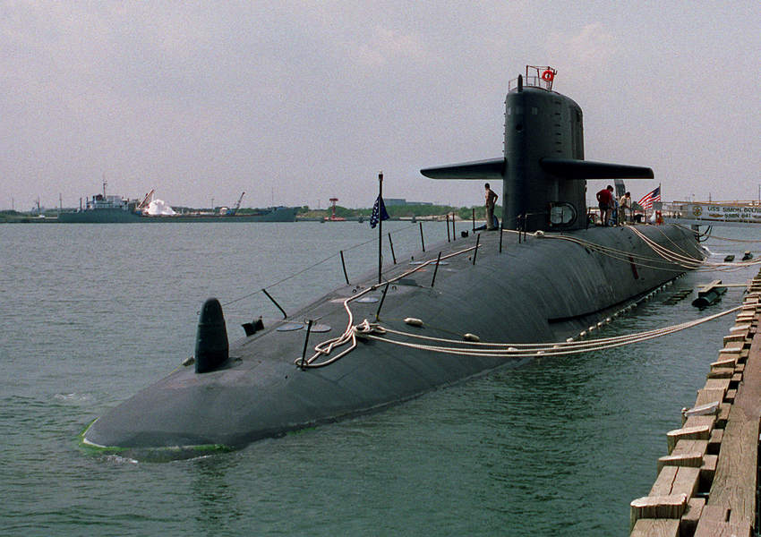 вмф сша, подводная лодка simon bolivar, флот сша