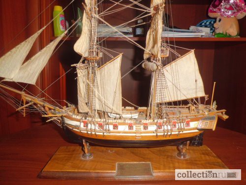 модель корабля, бриг александо, флот россии