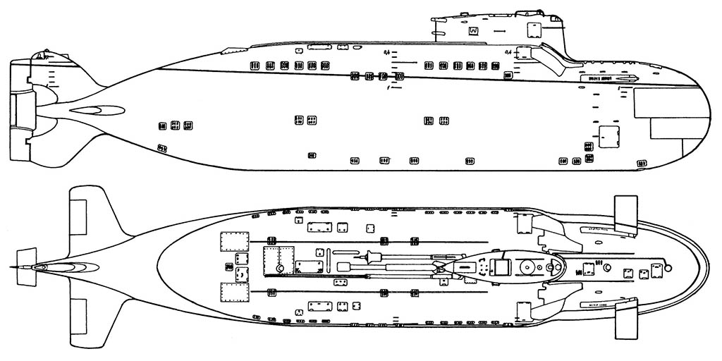 торпеды, подводная лодка, проект 877 Палтус, схема