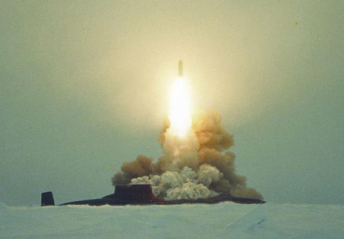 запуск ракеты с пларб, вмф россии, атомная подводная лодка