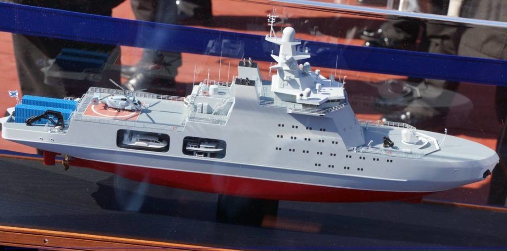 Адмиралтейские верфи, универсальный патрульный корабль, Иван Папанин, корабль проекта 23550