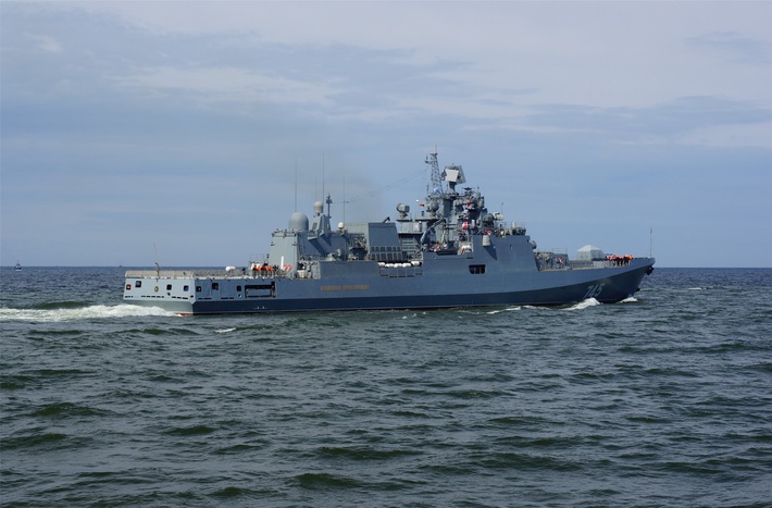 Новейший российский фрегат «Адмирал Григорович»