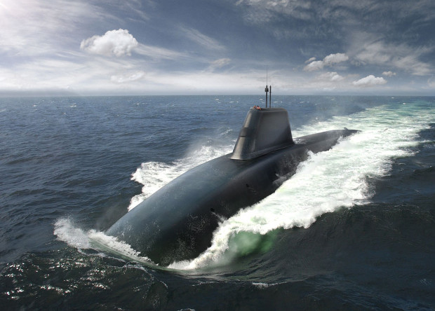 Предполагаемый внешний вид будущей подводной лодки