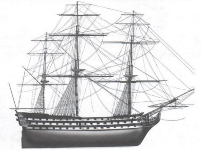 корабль каледония, корабль caledonia, королевский флот