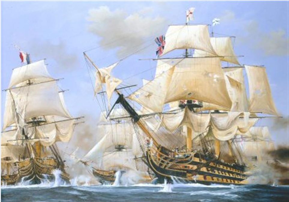 трафальгарская битва, прохождение виктории, французская эскадра