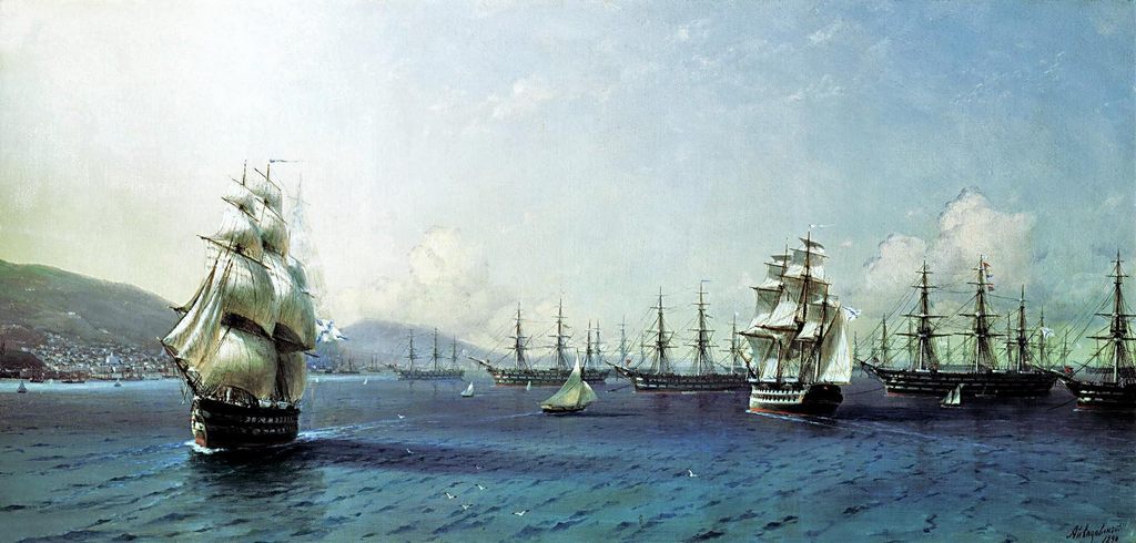 черноморский флот, флот 19 века, парусные корабли