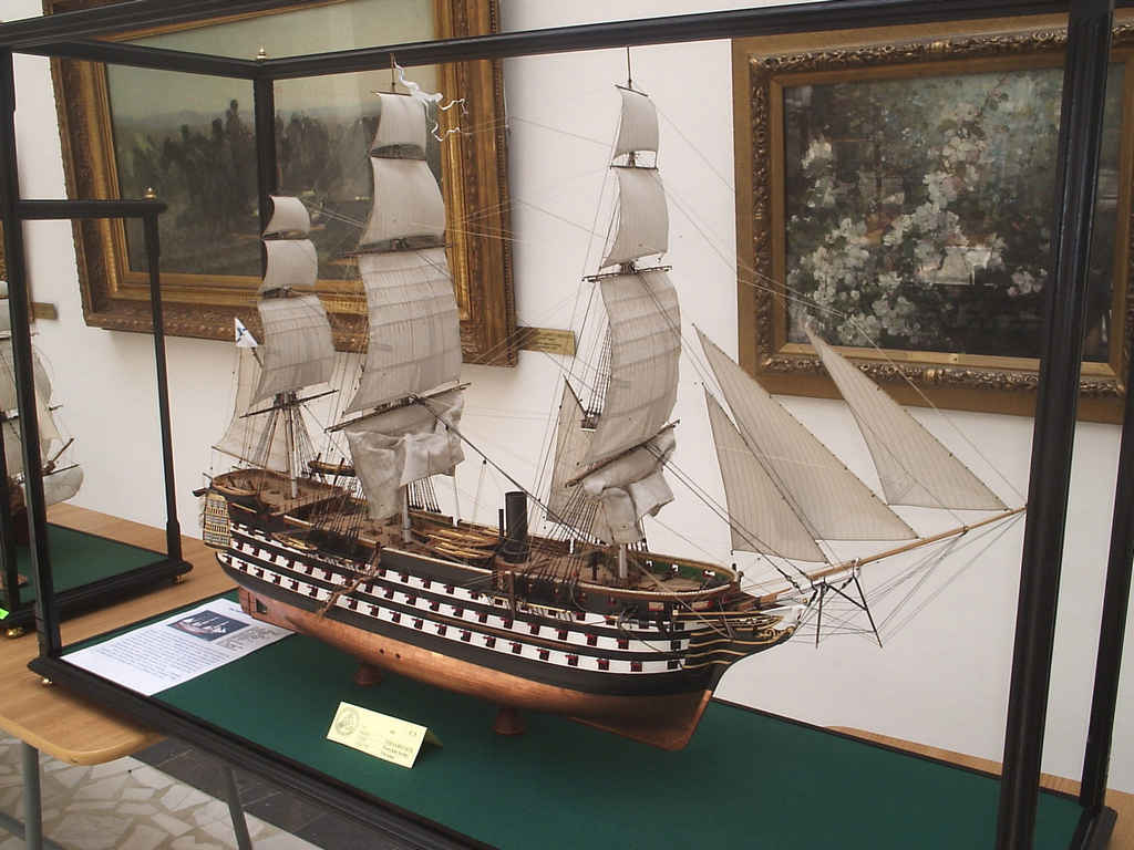 модель корабля, линейный корабль, корабль цесаревич