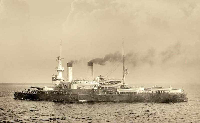 Броненосец «Мисима», «Адмирал Синявин», Япония