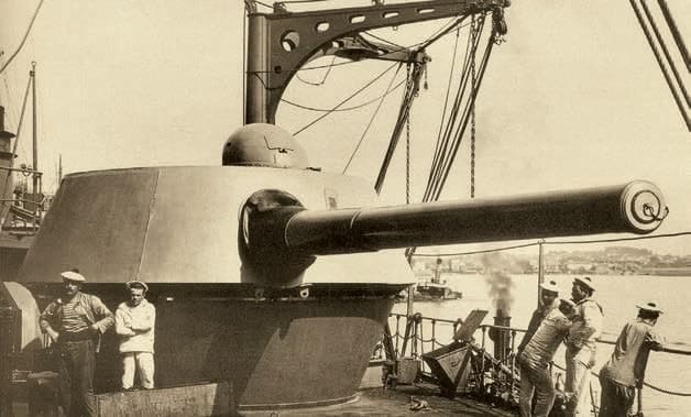 194-мм башня, «Жюстис», калибр, броневая палуба