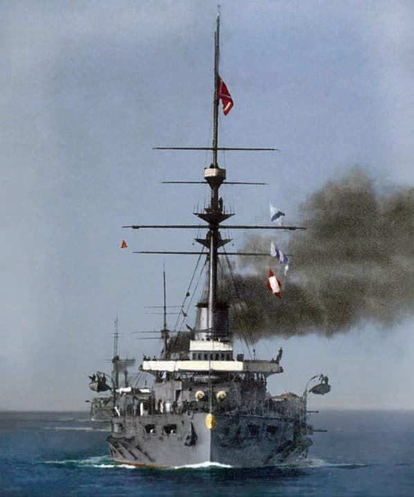 крейсер, броненосец, маневры, корабли, русско-японская война