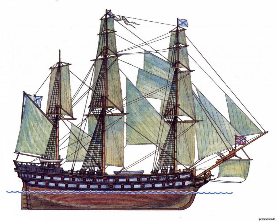 корабль святой павел, мыс калиакрия , флот 18 века