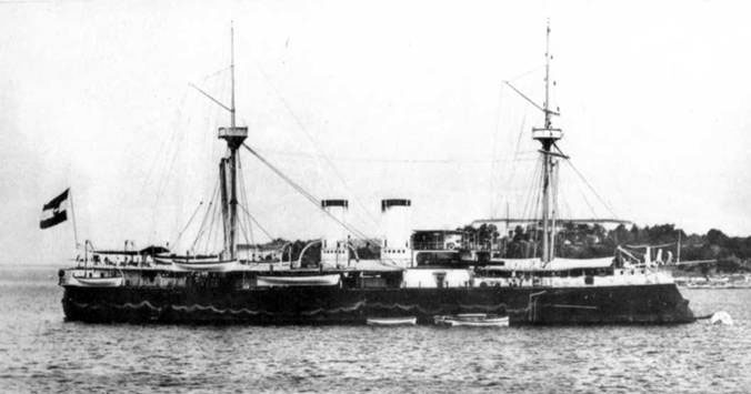 броненосец Erzherzog Albrecht, корабль,  сражение, о. Лисса,  Австро-Венгрия,