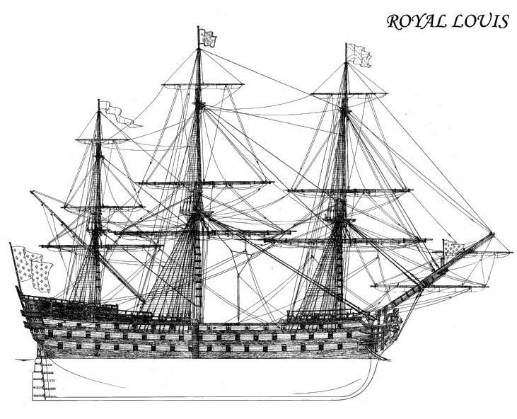 ройаль луи, линейный корабль, французский флот 18 век