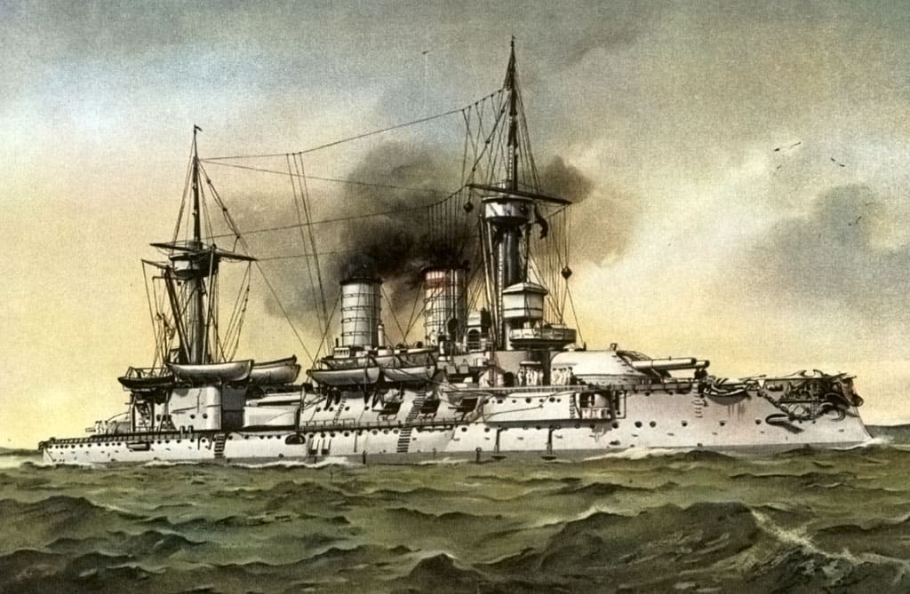 Brandenburg, броненосец, вооружение, флот Германии