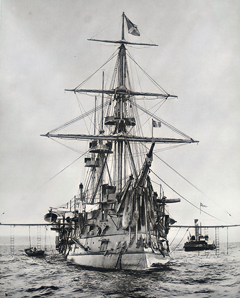 броненосец, Ocean, французский флот, корпус