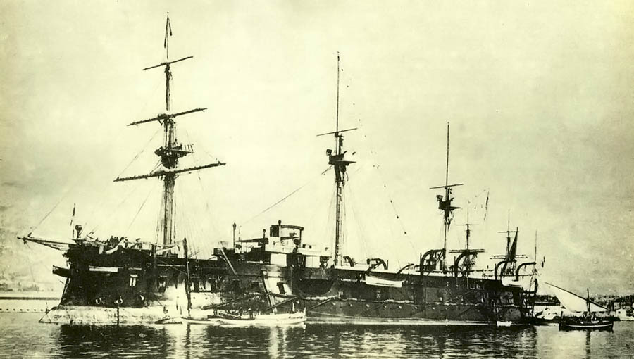 броненосец Colbert, Франция, флот, эскадра, французский флот