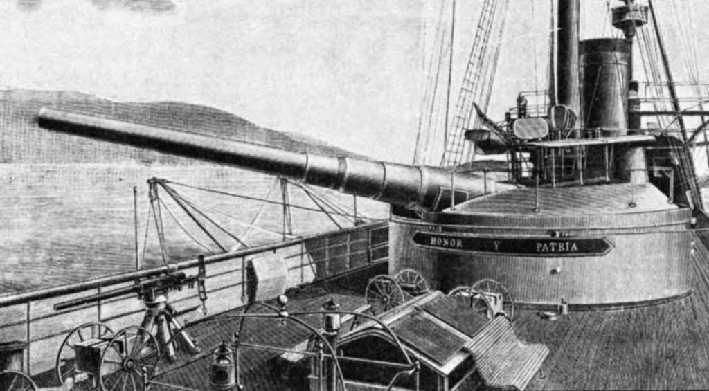 орудие, испанский флот, Pelayo