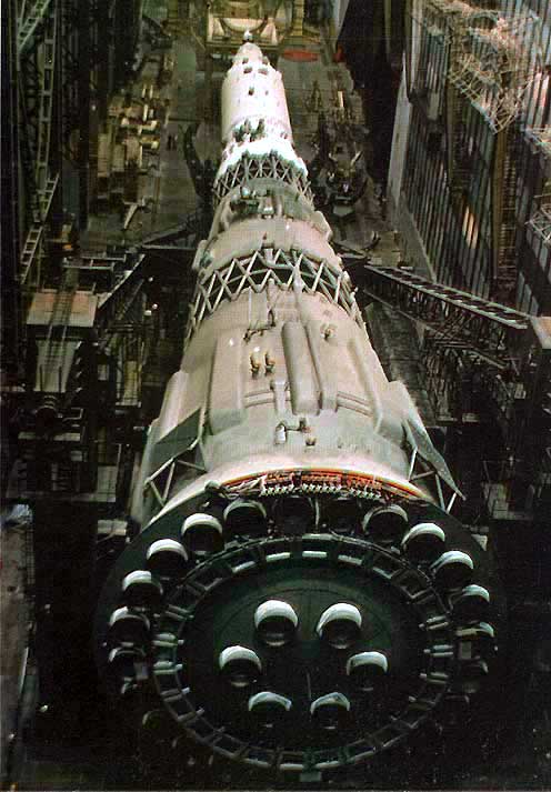 ракетно-космический комплекс, ракета н1-л3, сборка ракеты