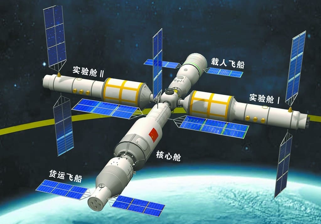 китайская орбитальная станция «Тяньхэ»