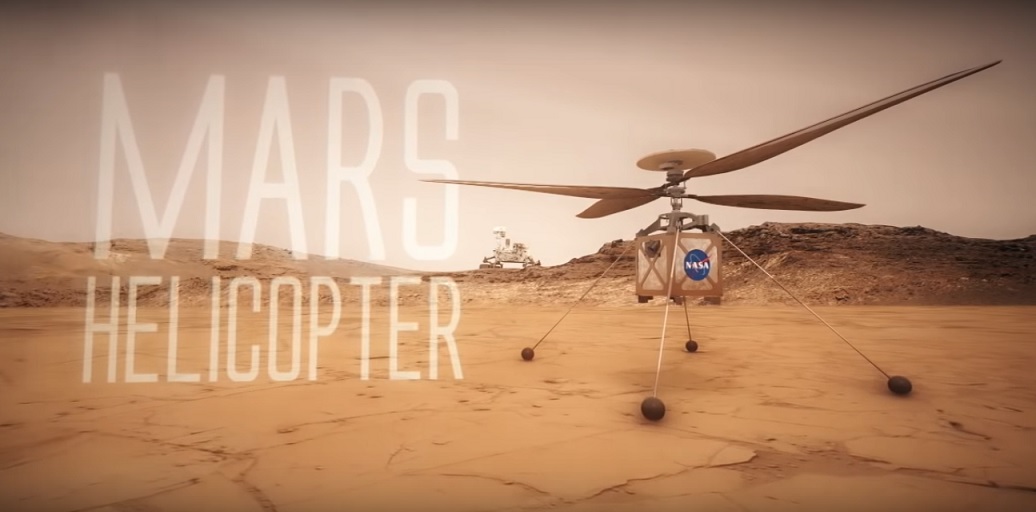 Марс вертолет NASA  Mars Helicopter беспилотник