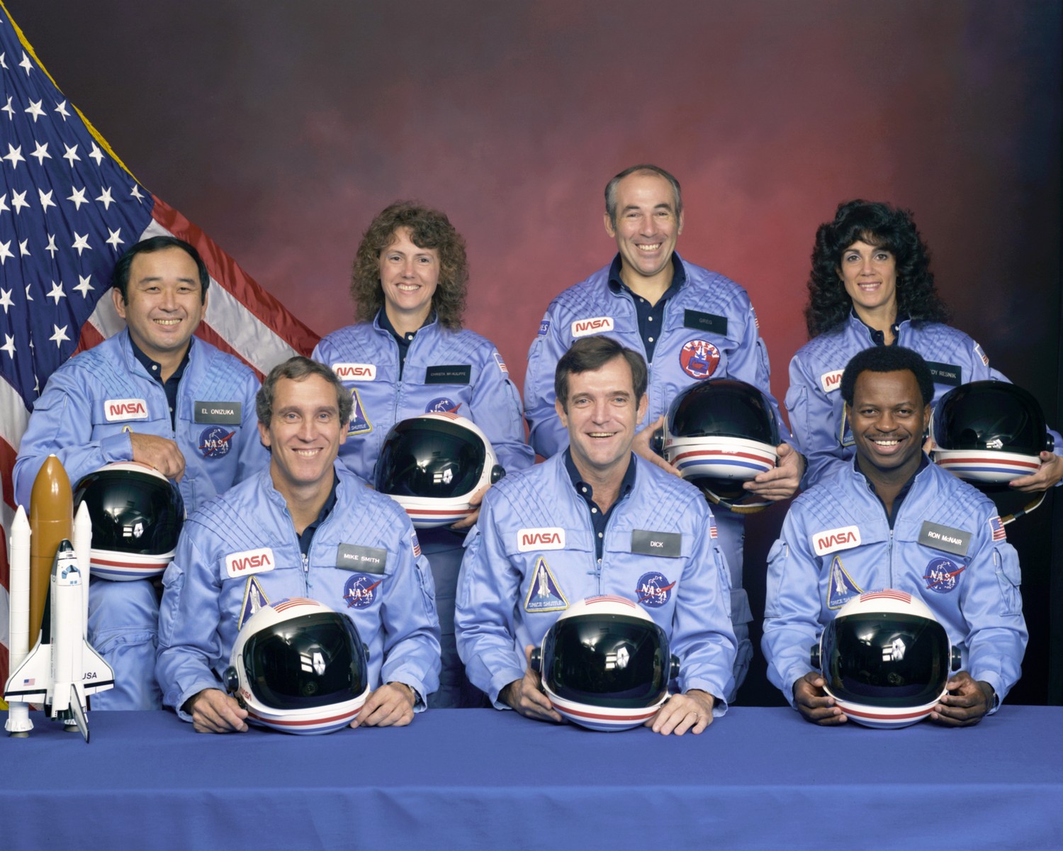 Экипаж экспедиции STS-51L, погибший при взлете космического корабля «Челленджер» 28 января 1986 г.