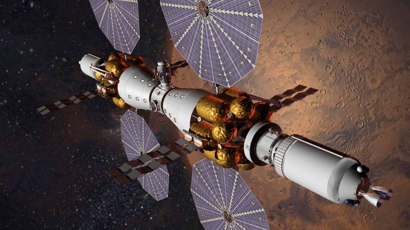 Изображение будущей орбитальной станции, предложенной Lockheed Martin