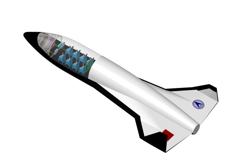 Предварительный дизайн проектируемого ракетоплана
