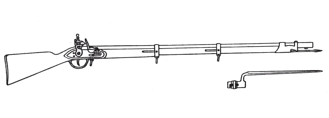 пехотное ружье, кремневое ружье, оружие XIX века