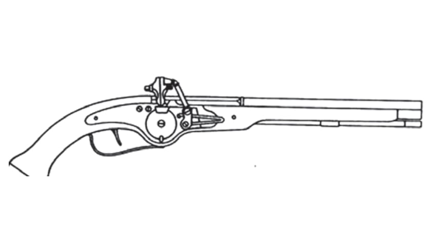 европейское оружие, колесцовый пистолет, пистолет XVII века
