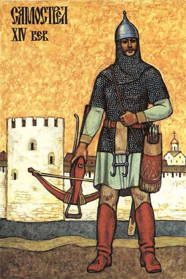 арбалет, самострел, 14 век русь