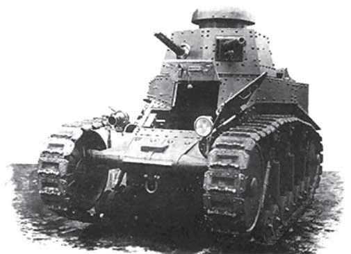 советский танк, танк мс-1, автоматы федорова