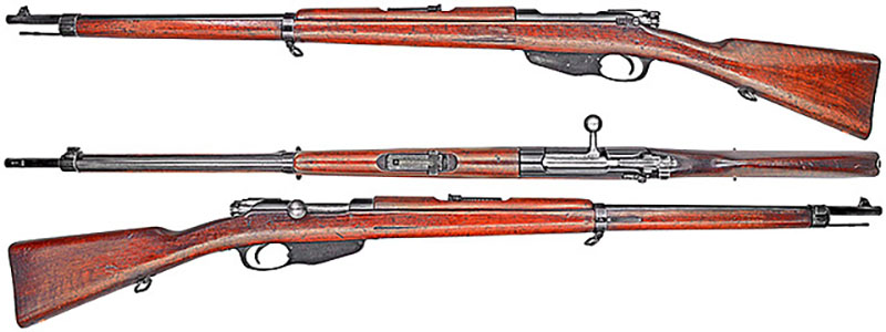 самозарядная винтовка, Манлихер, Австро-Венгрия, автоматика