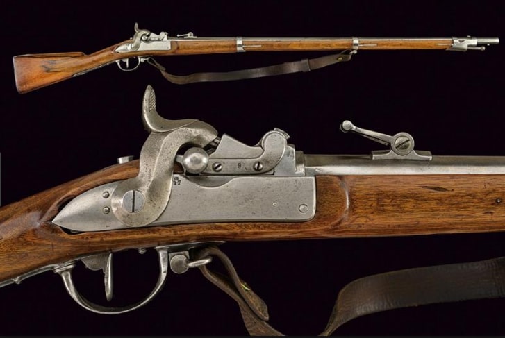 швейцарская винтовка, казнозарядная винтовка,  винтовка системы мильбанк-амслер, milbank-amsler
