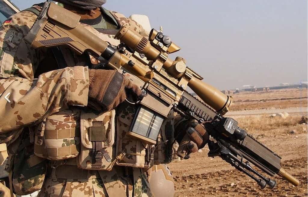 винтовка HK417, немецкое оружие, вооружение бундесвера, оружие нато, nato, афганистан