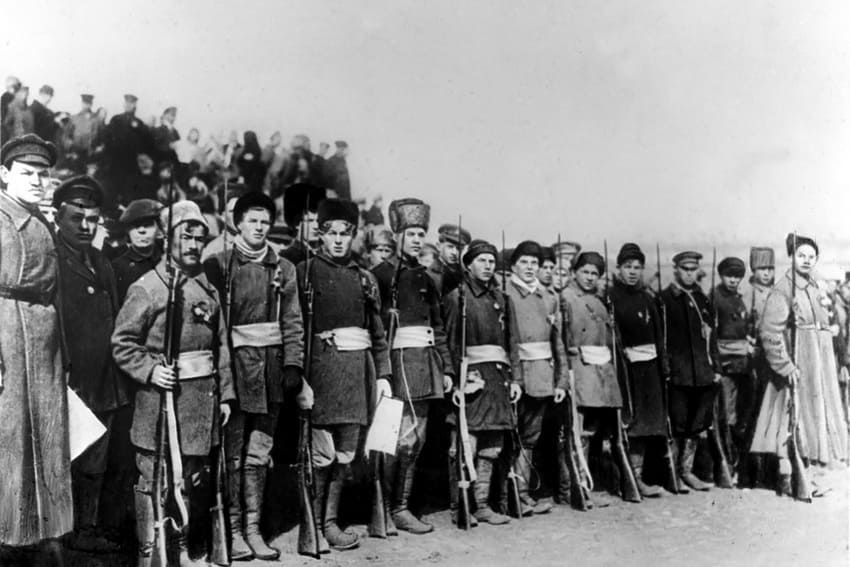восточный фронт, винтовка Мосина, полк,  крестьяне