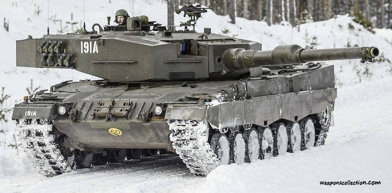 Leopard 2А4NO, норвежские танки, пулемёт