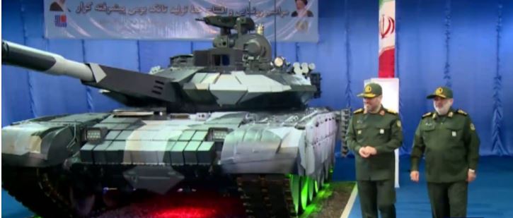 Каррар, МО Ирана, танка T-72S