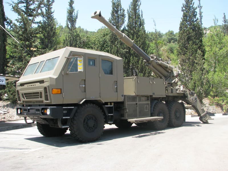 армия Израиля, колесное САУ, САУ на автомобильном шасси, САУ ATMOS