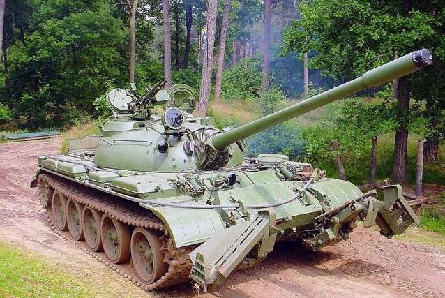 танк т-55а, минный трал, испытания танка