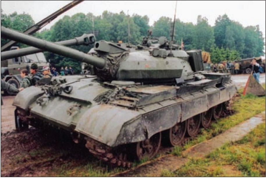 танк т-55ам2, производство чехии, система кладиво