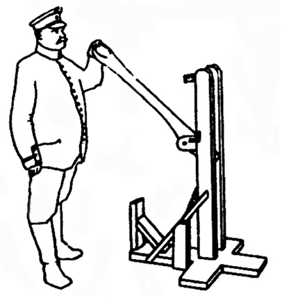 катапульта 1915 год, первая мировая война, метательная машина