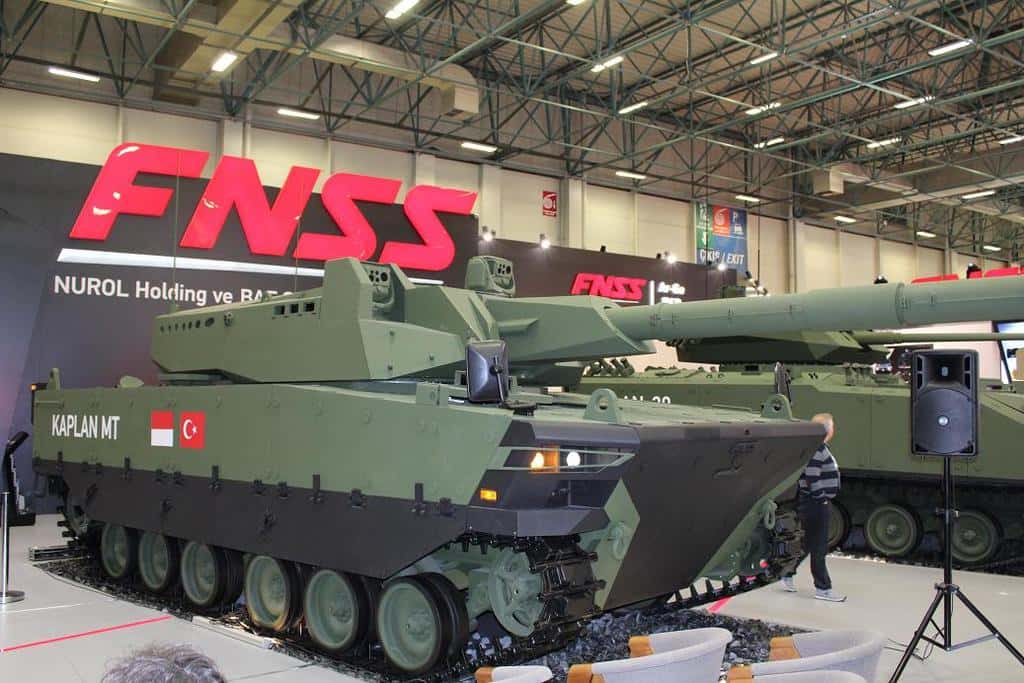 Средний танк Kaplan MT  на выставкеIDEF-2017