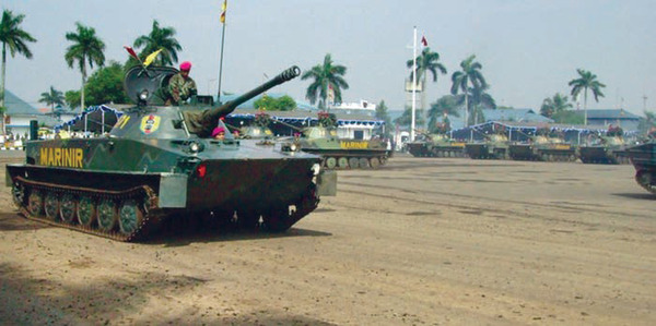 Танки ПТ-76, индонезийская армия, США