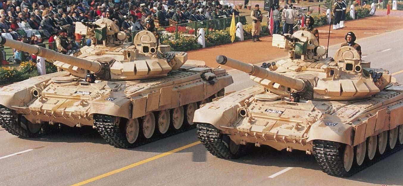 парад в дели, индийская армия, танк россии