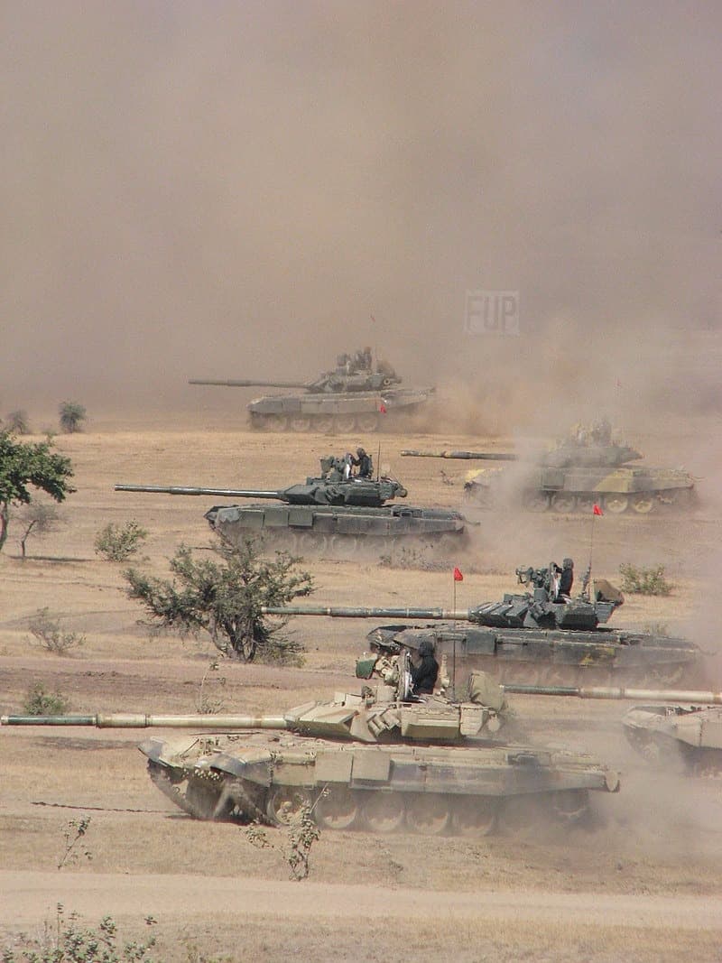 пустыня тар, учения, танк т-90
