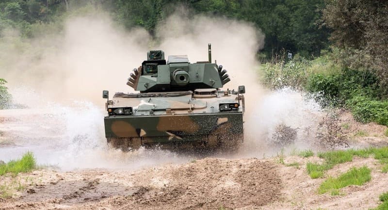 Южная Корея, легкий танк, танк K21-105