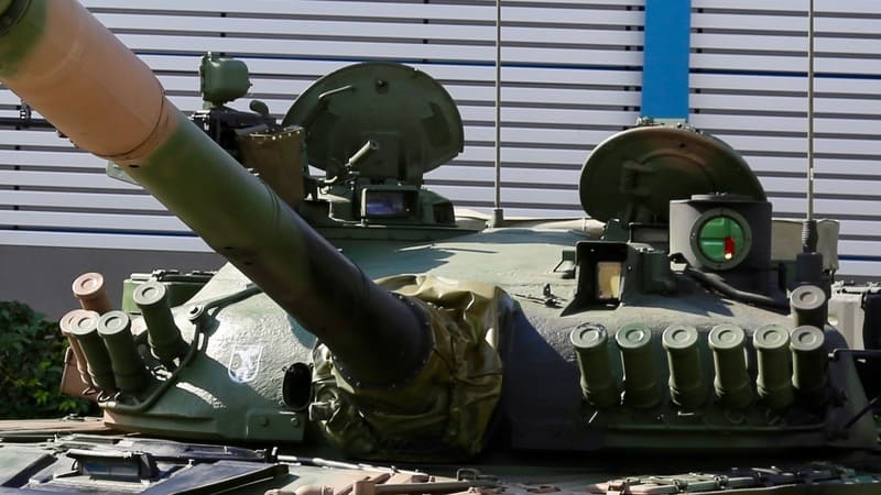 башня Т-72M1R, армия Польши, вооружение