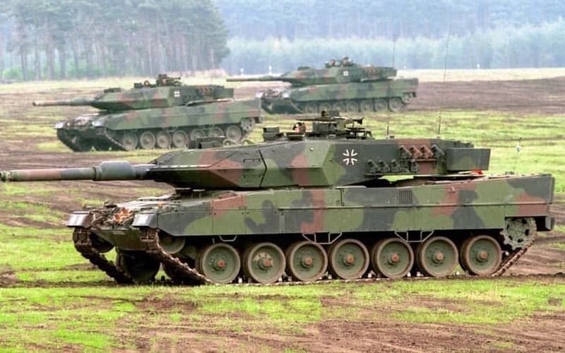 танки Leopard 2 А5, Бундесвер, учения, защита