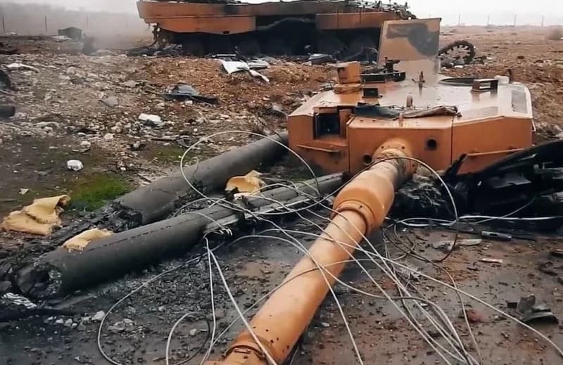 турецкий танк, Leopard 2,уничтожение, бронетехника, Сирия