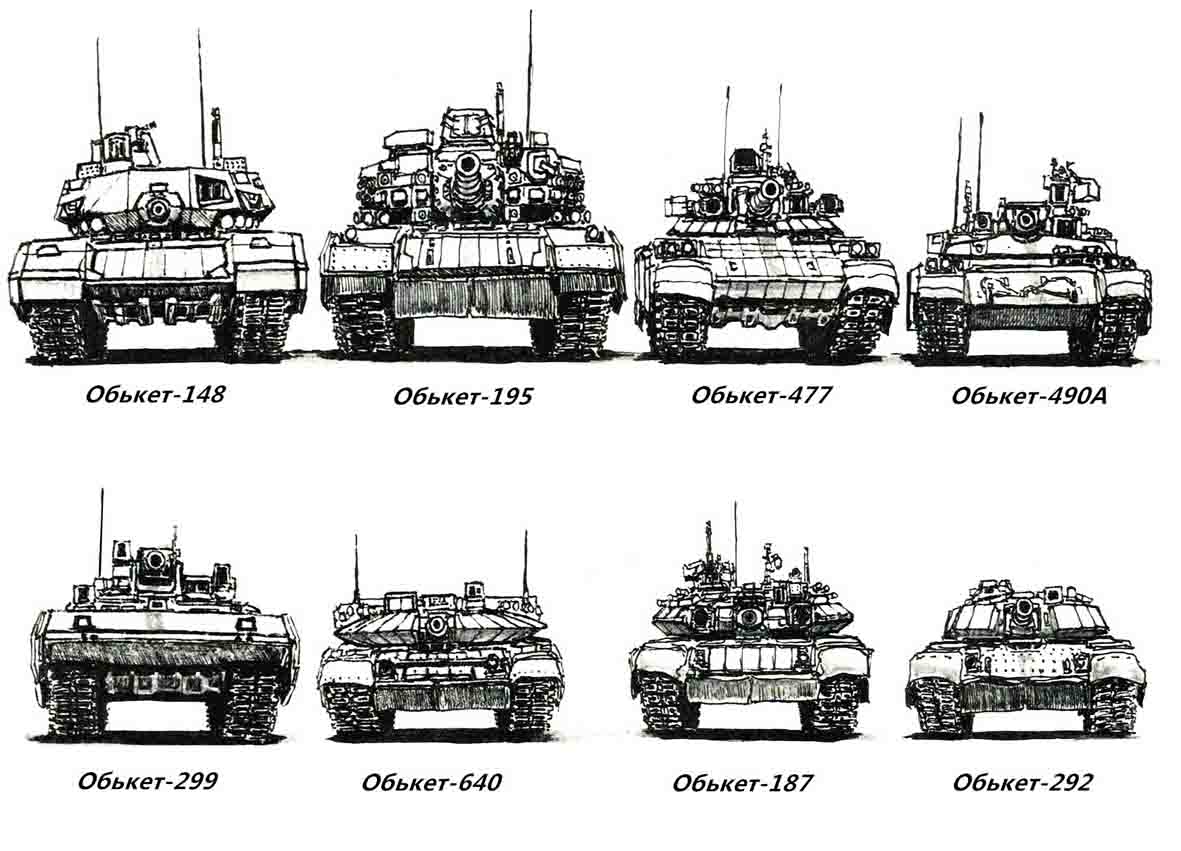 Советские и российские танки 152-мм орудия